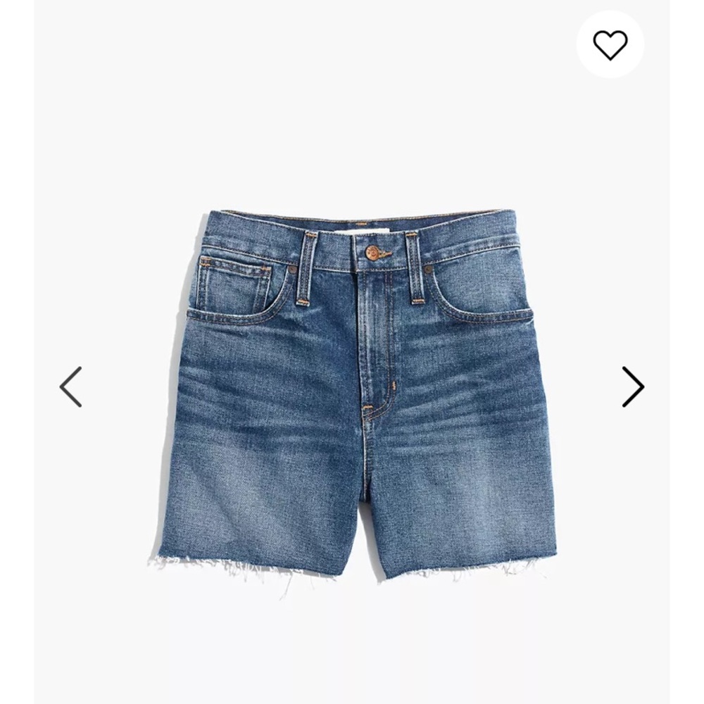 EUC madewell perfect jean short Ullman wash 28, 29